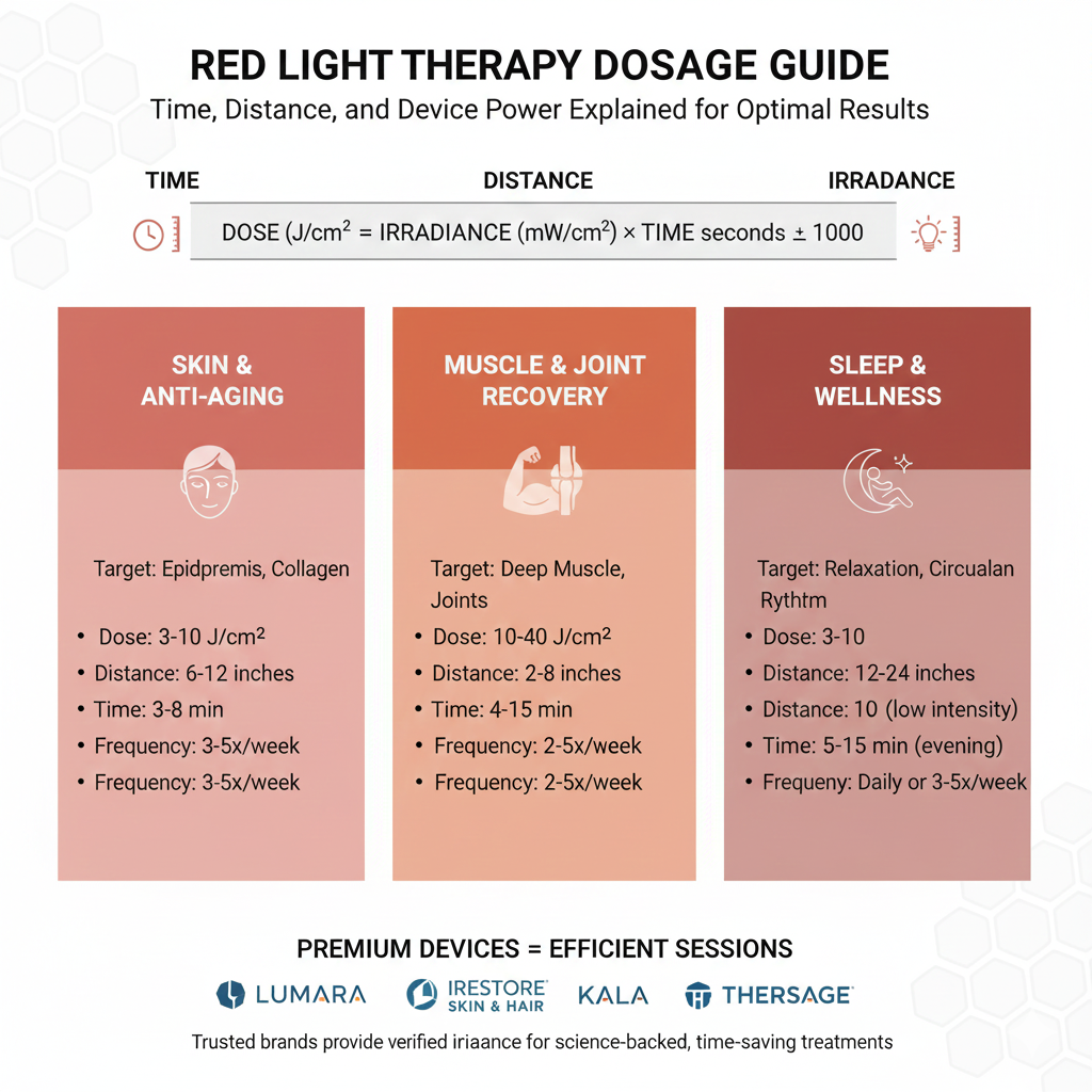 How long and how often? A guide to red light therapy dosage for optimal results