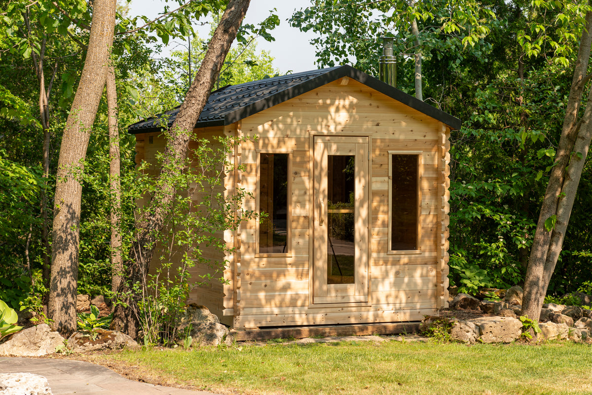 Georgian Cabin Sauna with Changeroom - Canadian Timber Collection