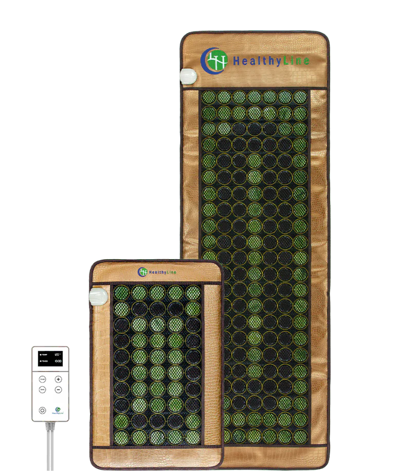 HealthyLine mat size comparison and full-body coverage.