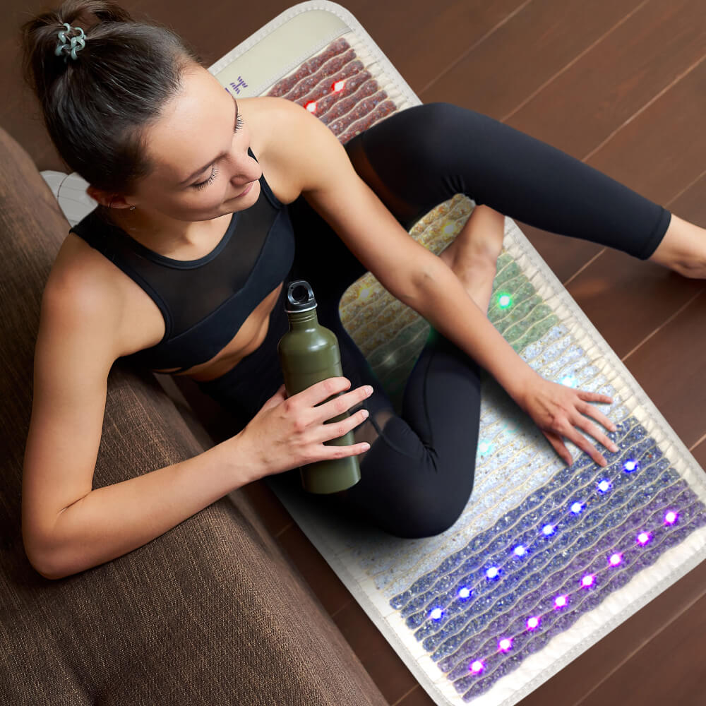 The Rainbow Chakra Series PEMF Infrared Heating Mats for holistic wellness